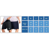 WIKA Men's Sweat-Absorbent Shorts with Convenient Zipper Pockets