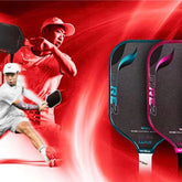 Genuine WIKA QD Fire 2 Quang Duong 16mm Pickleball Racket, XK100 Carbon, Hybrid 2.0 Core, UPA-A