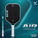 WIKA QD Air 2 Pickleball Paddle 16mm | Quang Duong Signature | T700 Carbon Fibre | High Spin Professional Paddle